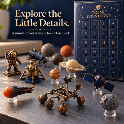 🪐🎁24-Day Space Advent Calendar – Mini Planets, Astronauts & Spacecraft Surprises👩‍🚀