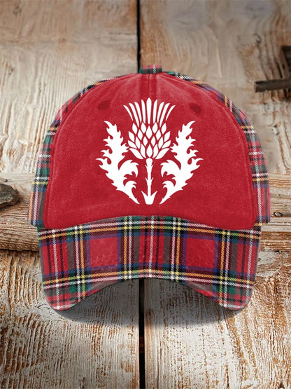 Thistle Scottish Check Hat