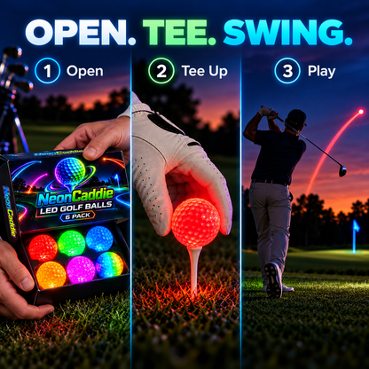 ✨⛳Light up every round, Ahlet-LED Golf Balls