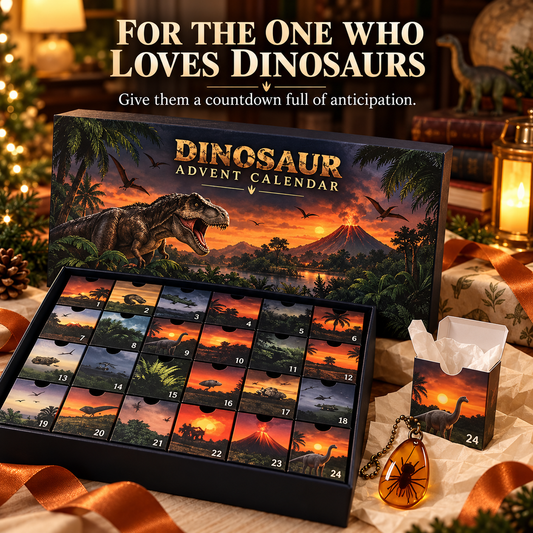 🦖 24-Day Dinosaur Advent Calendar – Discover a Prehistoric Surprise Every Day