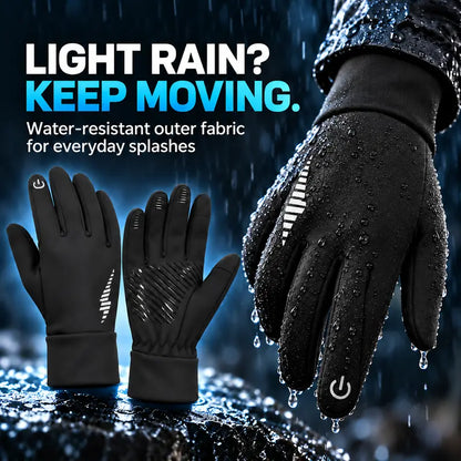 🧤 Unisex Winter Touchscreen Gloves – Fleece-Lined, Anti-Slip Grip for Cycling & Daily Wear