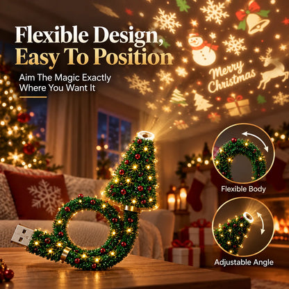 🎁Christmas Ceiling Projection Light – 6 Magical Holiday Designs In One Lamp