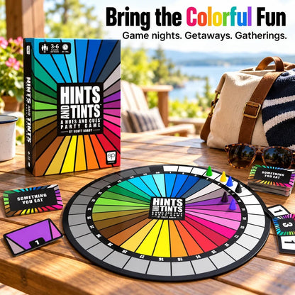 🎨 Hints and Tints – Creative Color Guessing Party Board Game for Family & Friends