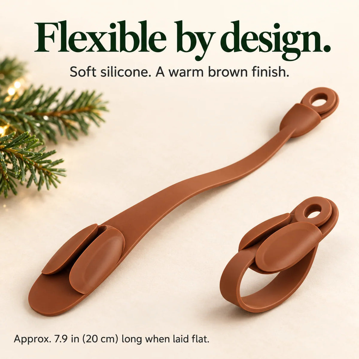 🎄🌿 No-Drill Christmas Garland Hangers ✨🏡 | Flexible Silicone Hooks for Mantels & Staircases