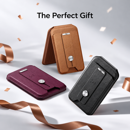 🔍 ESR Geo Magnetic Wallet – Apple Find My, 5-Card Holder, RFID Blocking & Adjustable Phone Stand