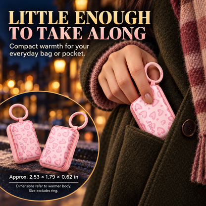 🔥🎁Rechargeable Hand Warmers with Carrying Rings