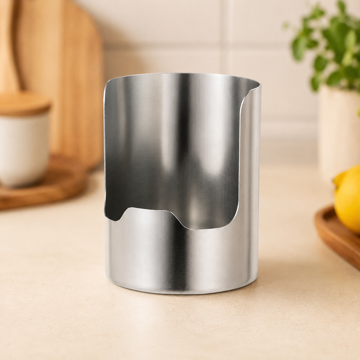 🥣 Stainless Steel Utensil & Lid Organizer