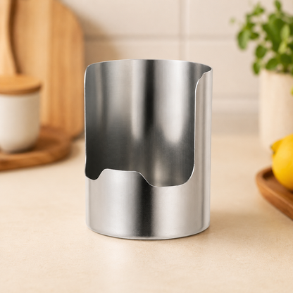 🥣 Stainless Steel Utensil & Lid Organizer