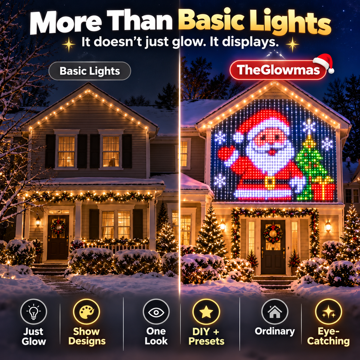 💥 50% OFF✨APP-controlled Christmas LED lights🎄 Warm, Bright & Festive🎉