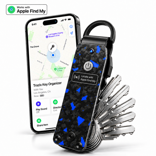 🔑Apple Find My Smart Key Organizer – Compact Trackable Key Holder