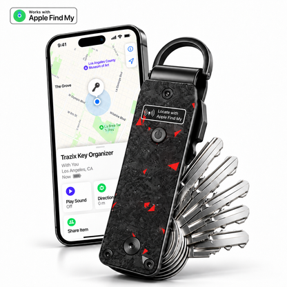 🔑Apple Find My Smart Key Organizer – Compact Trackable Key Holder