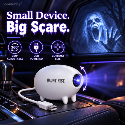 🎃 Halloween Window Projector ✨ 16 Spooky Films USB Powered Holiday Decor
