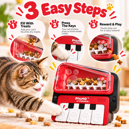 🎹 Interactive Treat Time for Smarter, Happier Cats! 🐾
