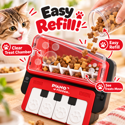 🎹 Interactive Treat Time for Smarter, Happier Cats! 🐾