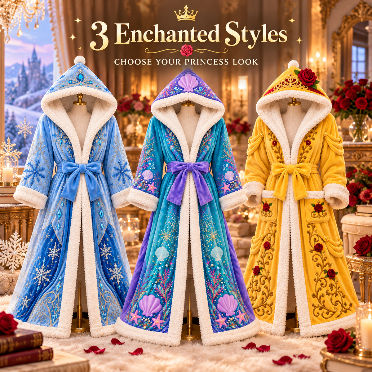 👑 Princess Heated Robe ✨ Wrap Yourself in Royal Warmth
