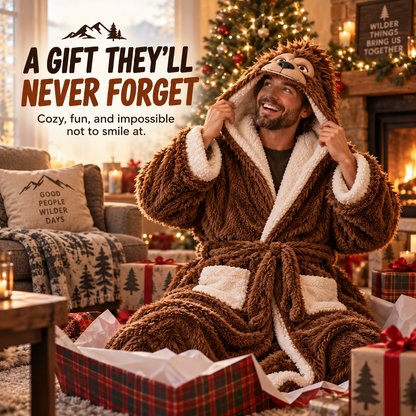 🦍 Bigfoot Heated Wearable Blanket Robe | 8 Heat Levels & Cozy Sherpa Lining