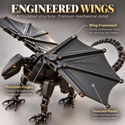 🐉 Transforming Mechanical Dragon Egg | 2-in-1 Dragon Figure