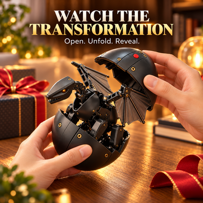 🐉 Transforming Mechanical Dragon Egg | 2-in-1 Dragon Figure