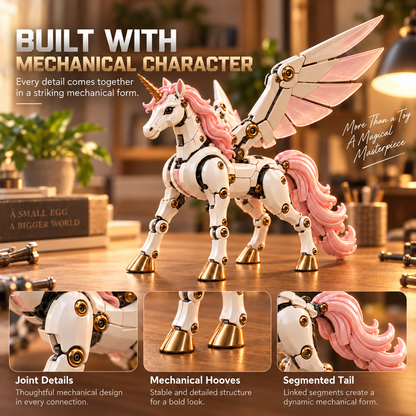 🦄 Transforming Mechanical Unicorn Egg | 2-in-1 Winged Unicorn Figure