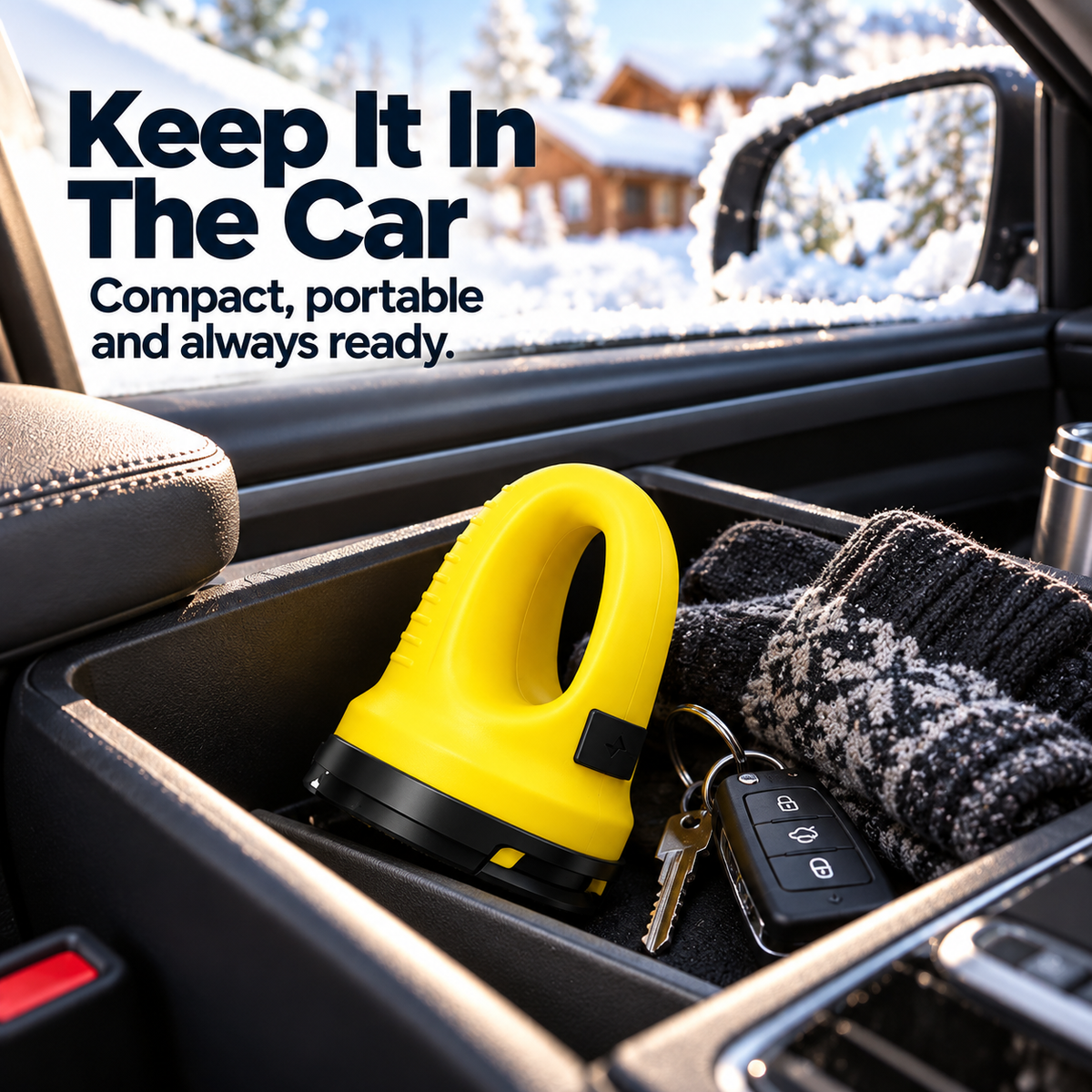 ❄️Handheld Electric Ice Scraper ⚡Quick & Easy Car Window Ice Removal
