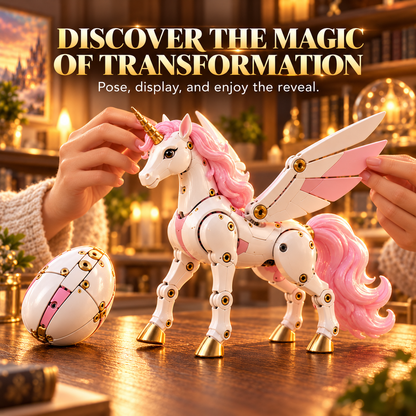 🦄 Transforming Mechanical Unicorn Egg | 2-in-1 Winged Unicorn Figure
