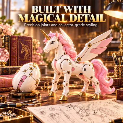 🦄 Transforming Mechanical Unicorn Egg | 2-in-1 Winged Unicorn Figure