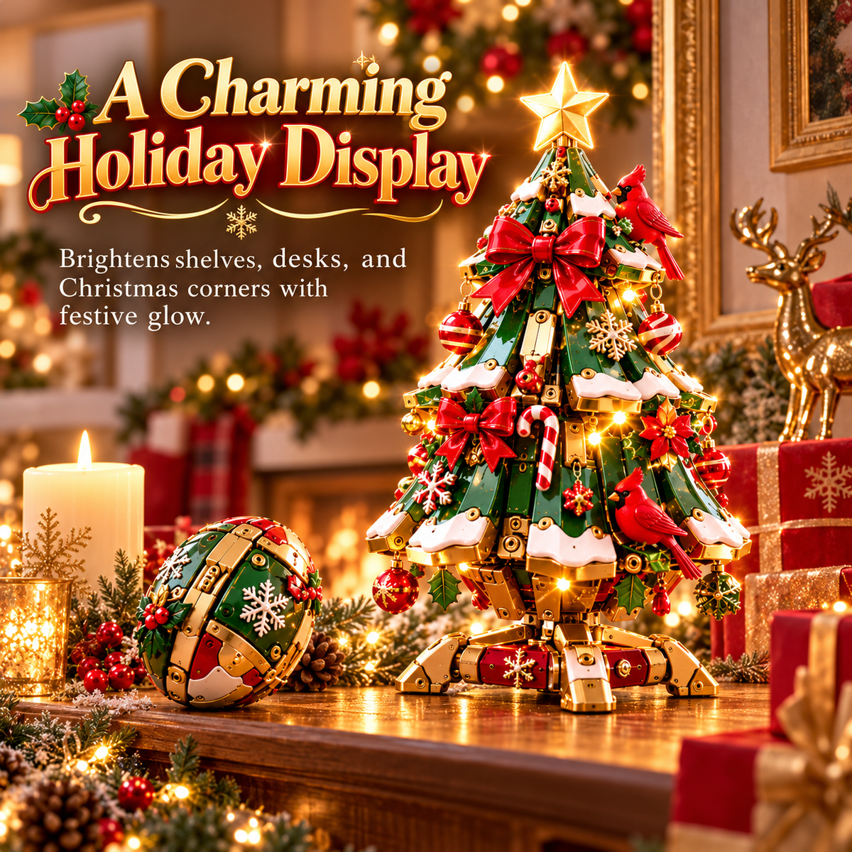🎄 Egg-to-Christmas Tree™ Magical Transforming Toy – Cardinal Christmas Tree Holiday Gift
