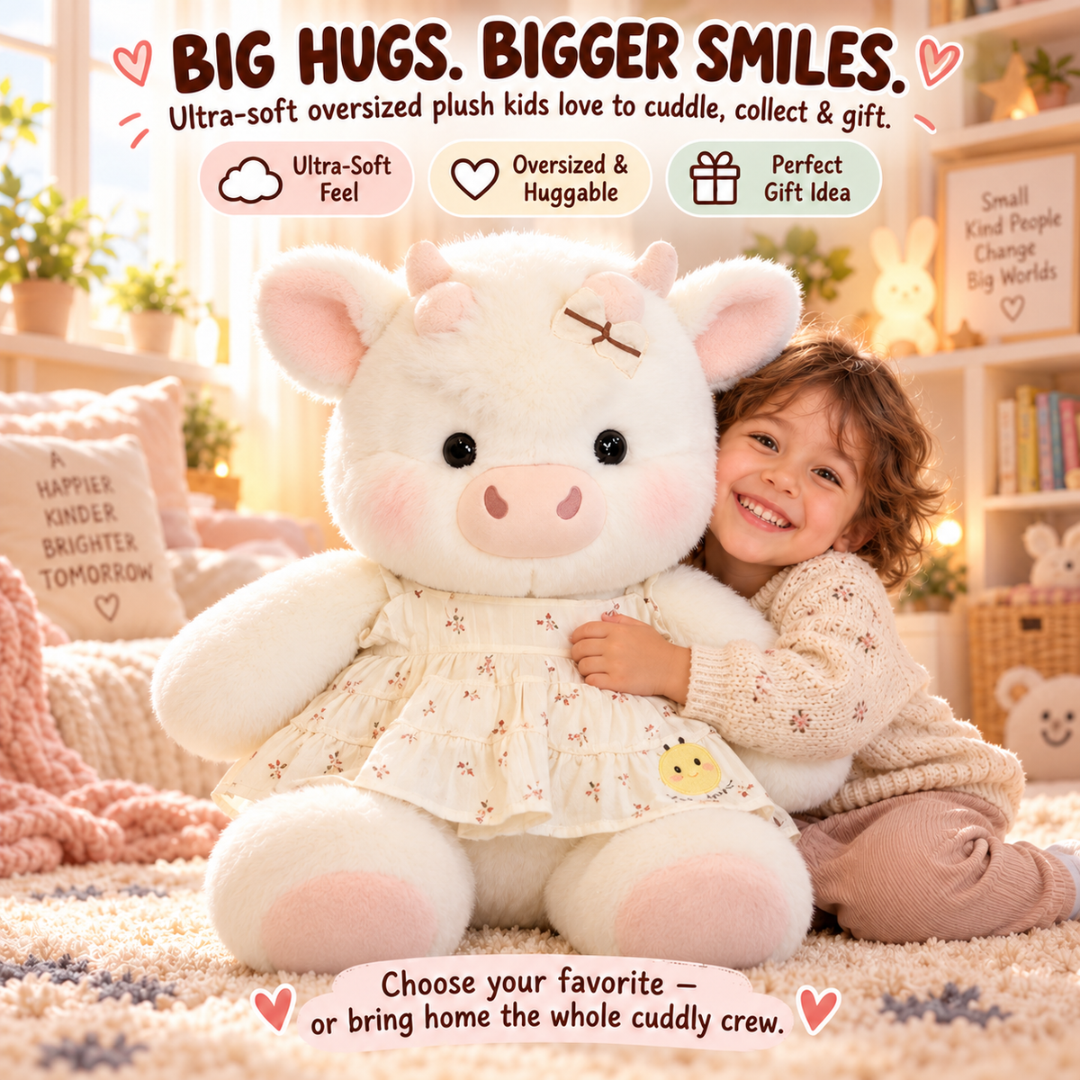 🐮🐻🐼2026 Best Gift-Cute Stuffed Animal