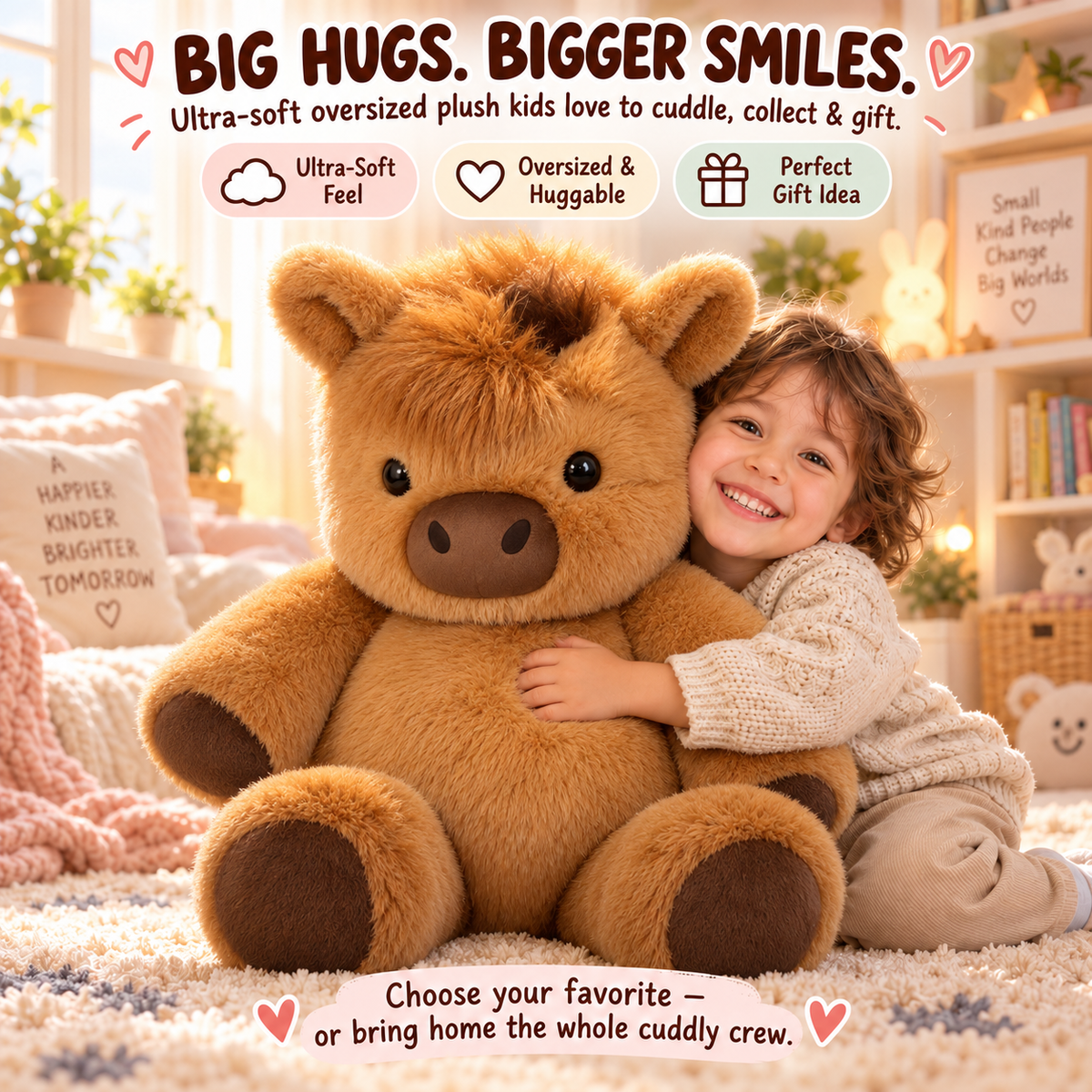 🐮🐻🐼2026 Best Gift-Cute Stuffed Animal