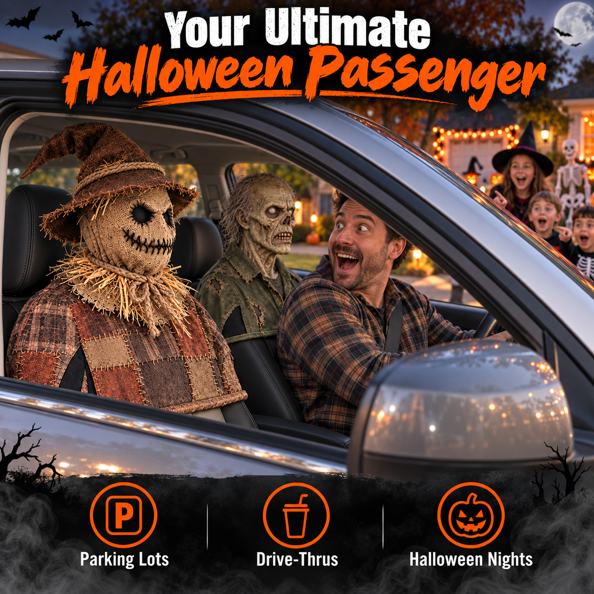 💀Rotating Head Halloween Prank Decoration