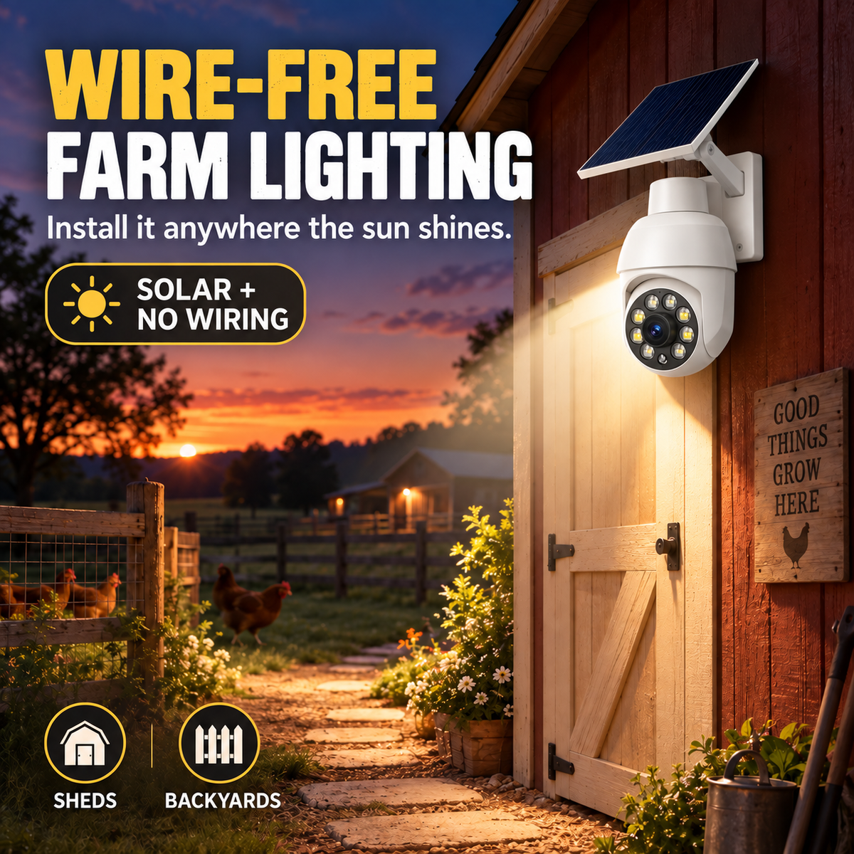 🔥 Solar-Powered Simulated Surveillance Camera Street Light