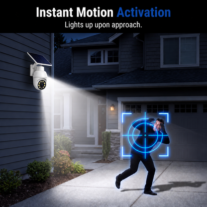 🔥 Solar-Powered Simulated Surveillance Camera Street Light