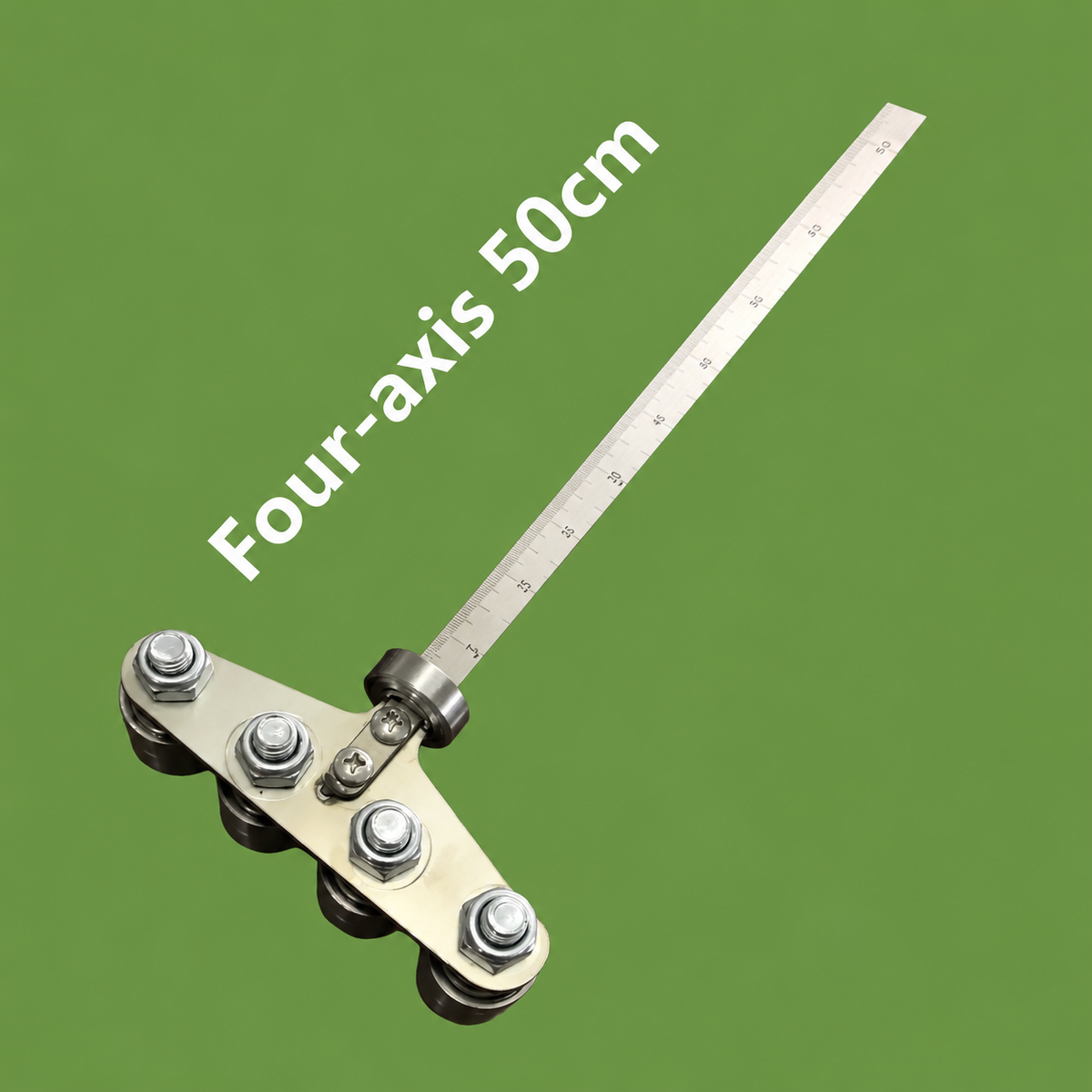 📏 Straight-Edge Double Axis 50cm Positioning Calipers – Precision Measuring Tool for Woodworking