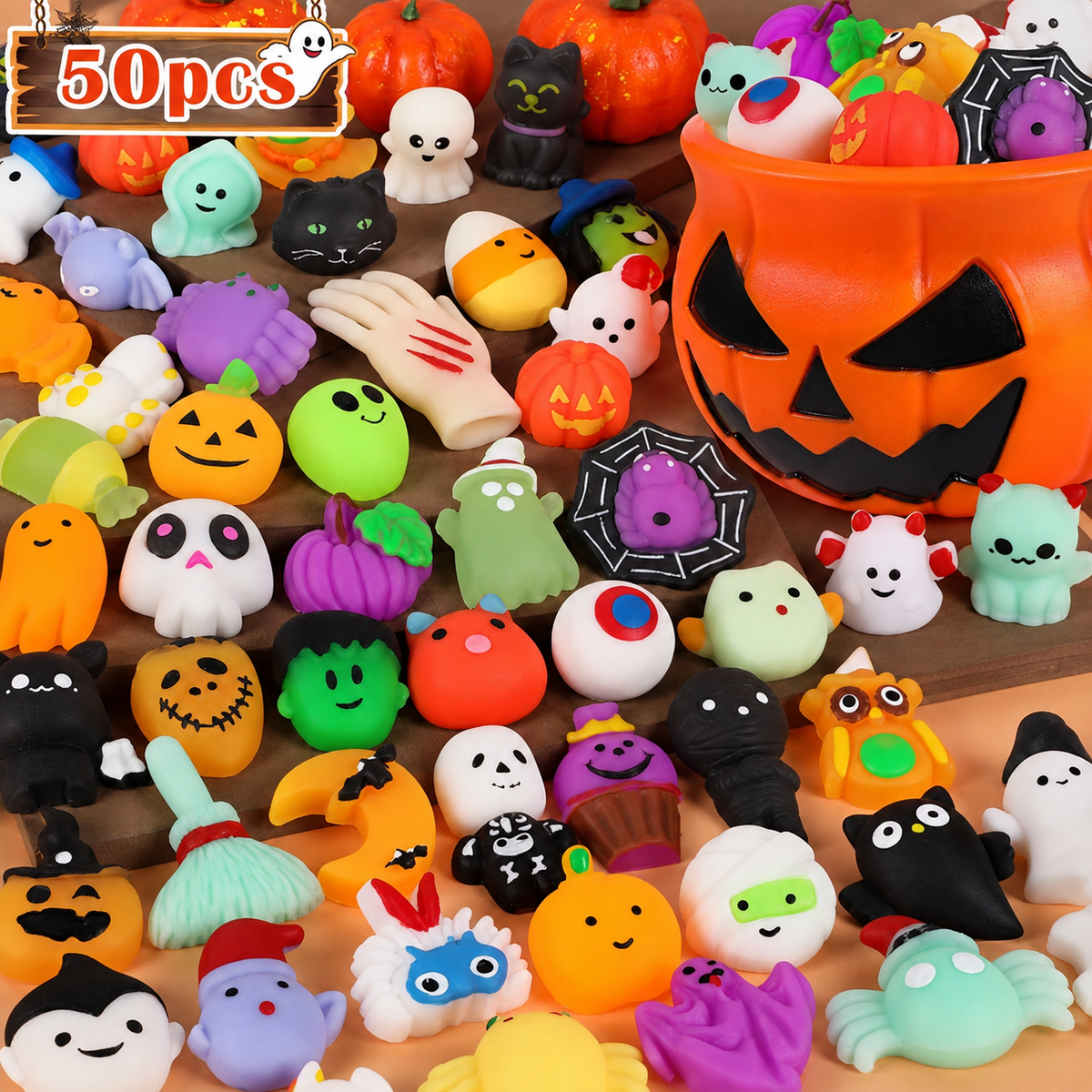 🔥Last Day 50% OFF - 🎃 Halloween Mochi Squishy Toys