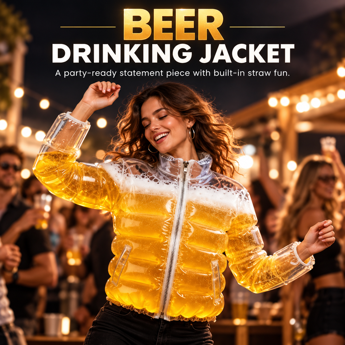 🍺 Sip, Zip & Steal the Spotlight — The Ultimate Beer Party Jacket