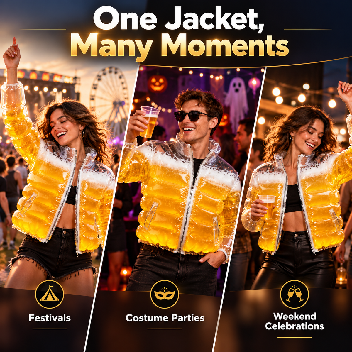 🍺 Sip, Zip & Steal the Spotlight — The Ultimate Beer Party Jacket