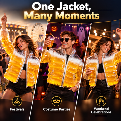 🍺 Sip, Zip & Steal the Spotlight — The Ultimate Beer Party Jacket