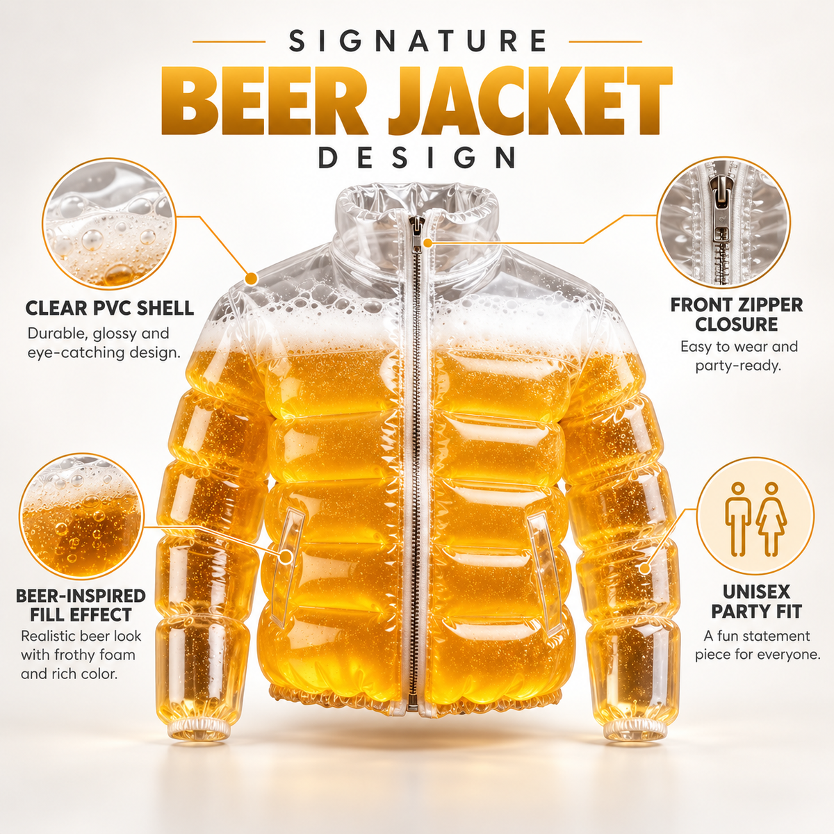 🍺 Sip, Zip & Steal the Spotlight — The Ultimate Beer Party Jacket