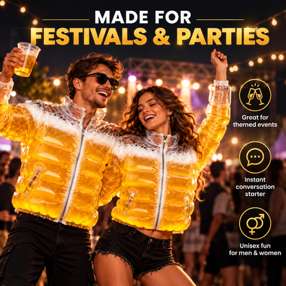 🍺 Sip, Zip & Steal the Spotlight — The Ultimate Beer Party Jacket