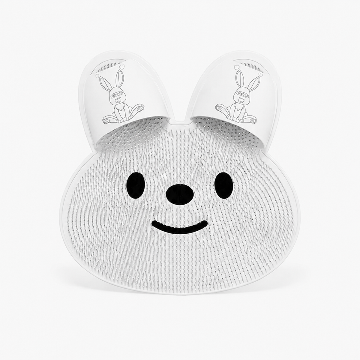 Hands-Free Bunny Shower Foot Scrubber Mat