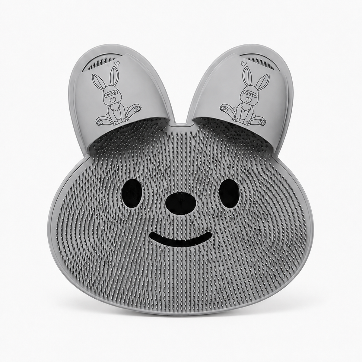 Hands-Free Bunny Shower Foot Scrubber Mat