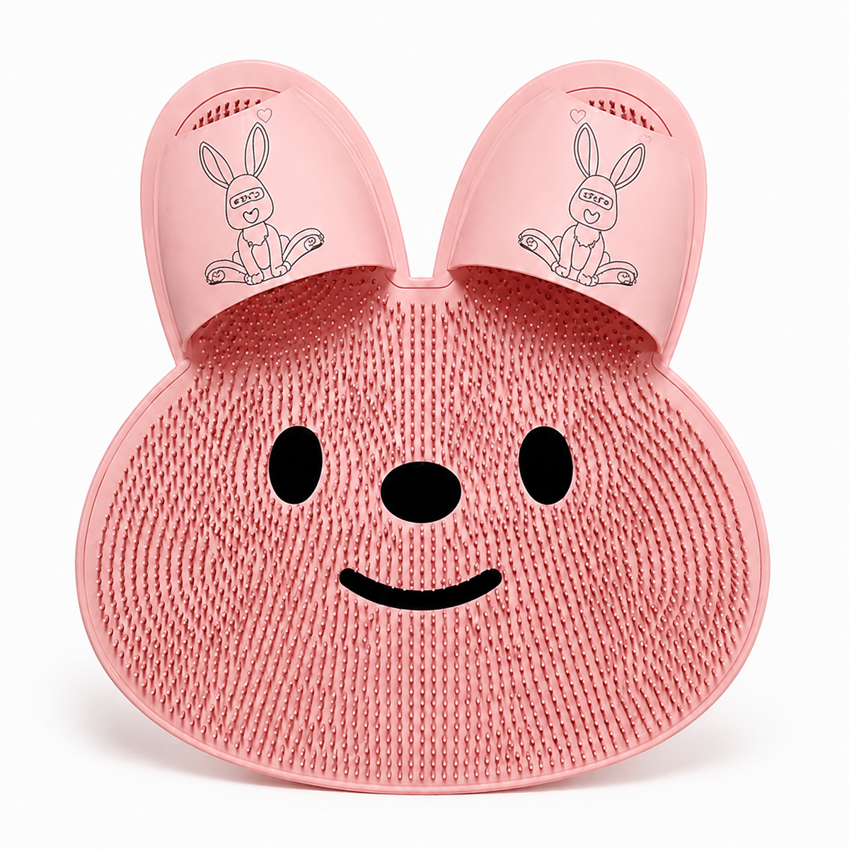 Hands-Free Bunny Shower Foot Scrubber Mat