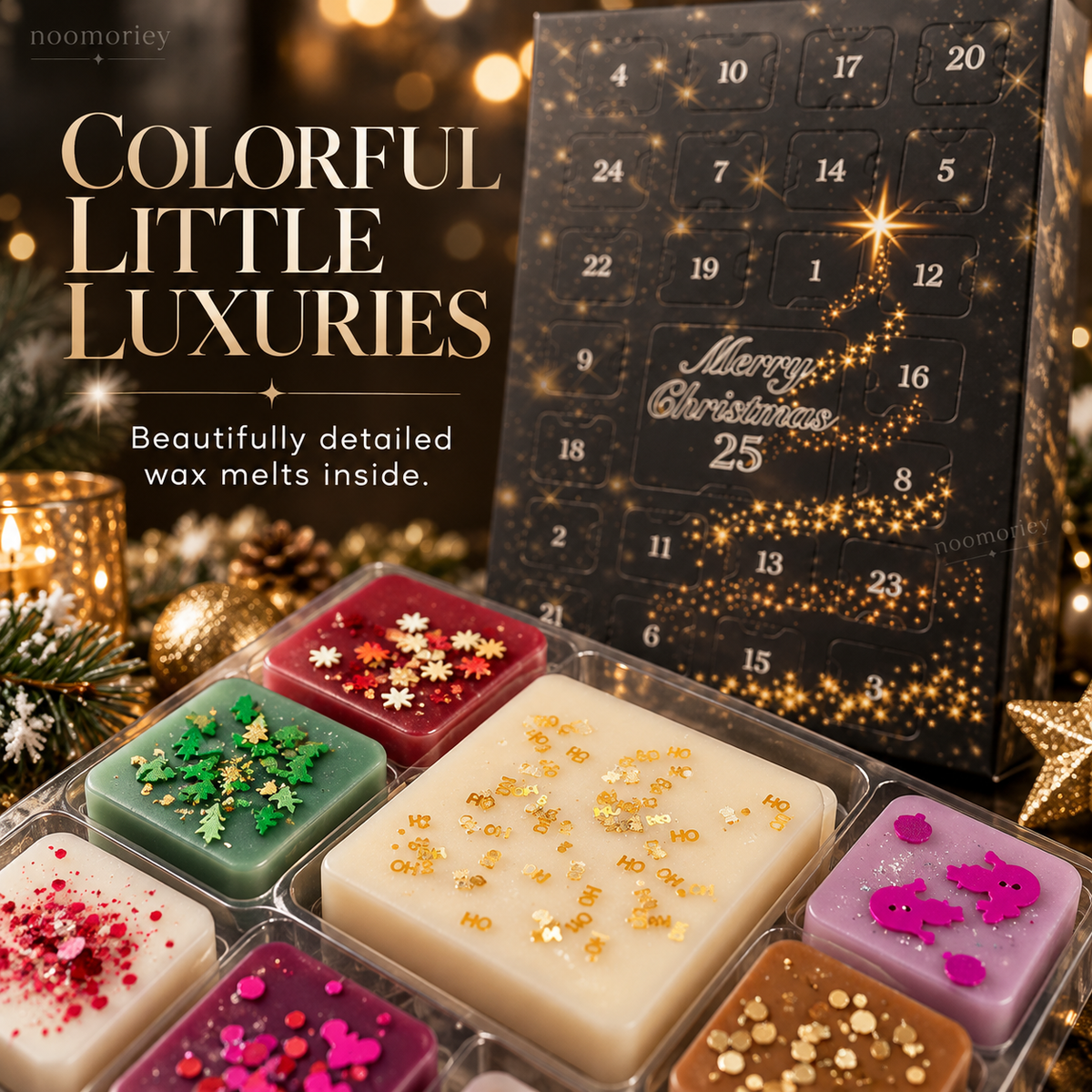 🎄 25-Day Wax Melt Advent Calendar | Scented Christmas Countdown