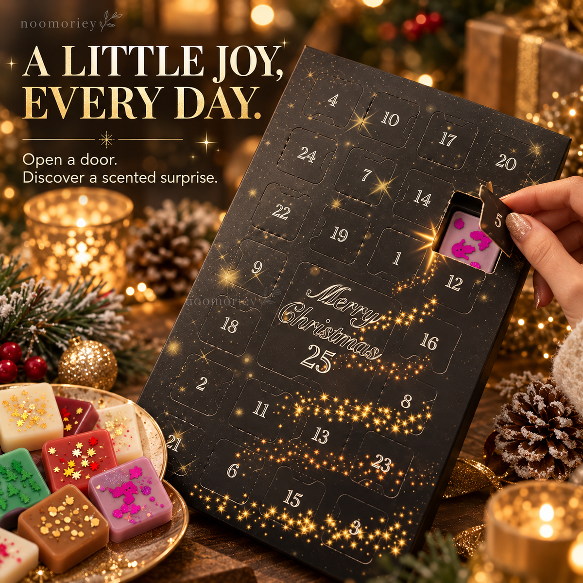 🎄 25-Day Wax Melt Advent Calendar | Scented Christmas Countdown