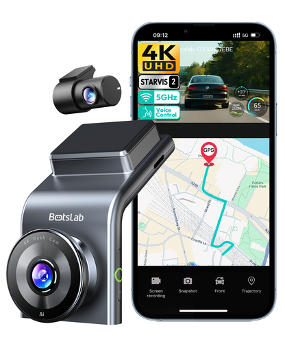 G300H Plus ვიდეო რეგისტრატორი აპლიკაციითა და GPS რუკით