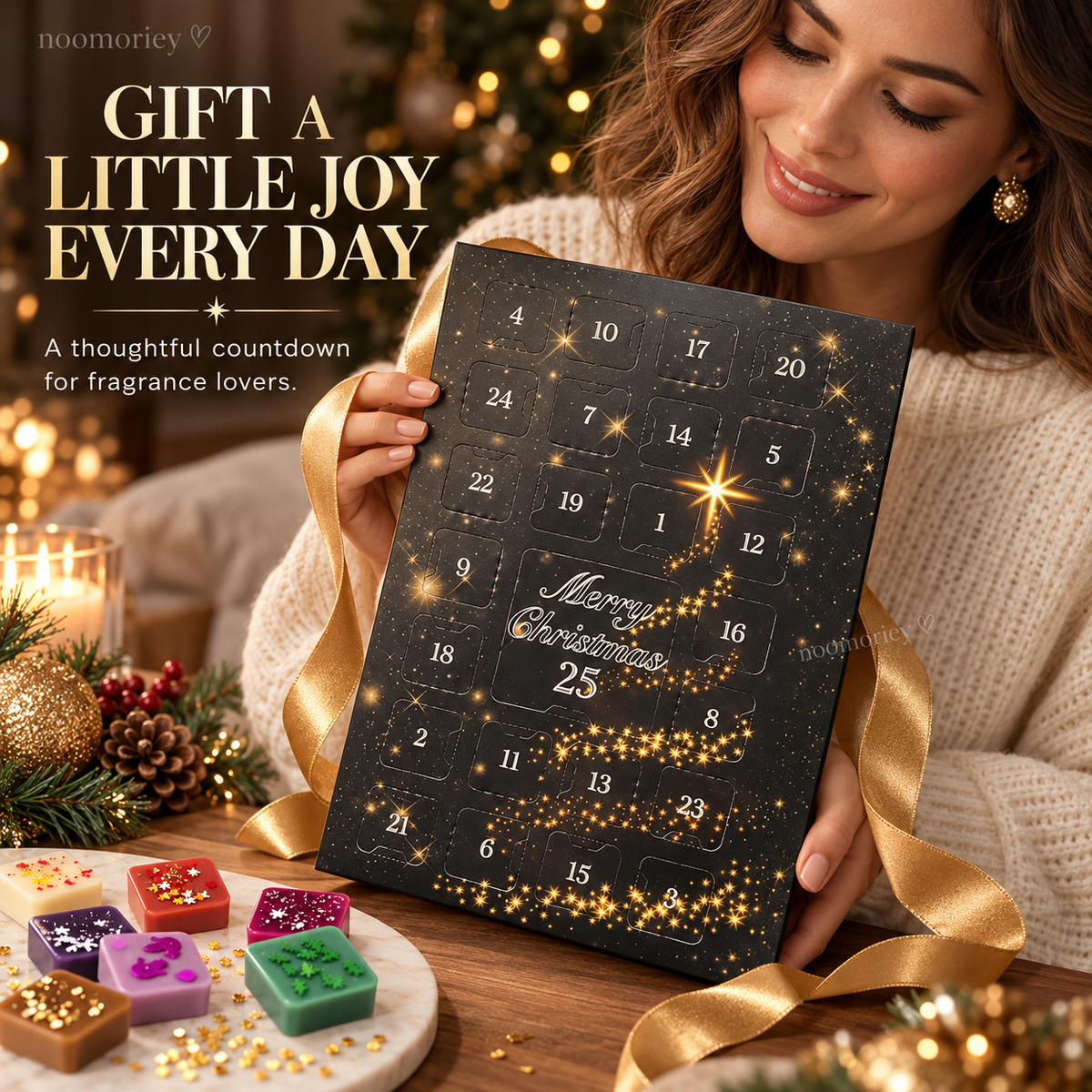 🎄 25-Day Wax Melt Advent Calendar | Scented Christmas Countdown