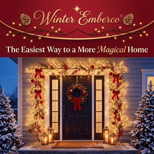 ✨ Warm Glow Branch Wall Lights – Shapeable LED Holiday Wall Decor