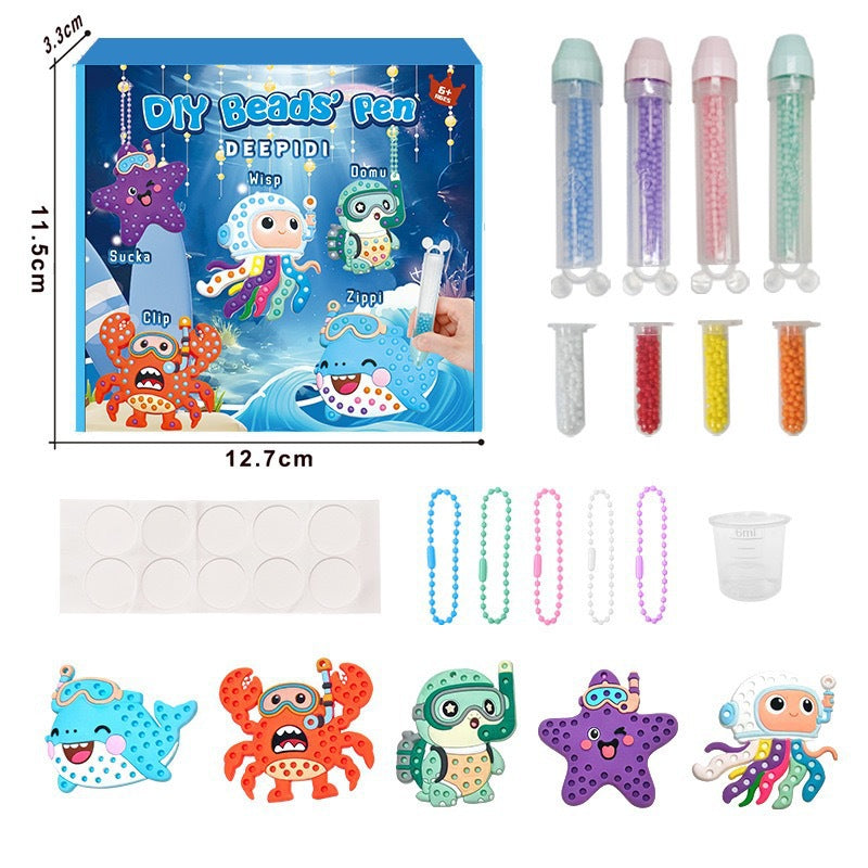 ✨Magical Bead Painting – 🎨DIY Set for Kids