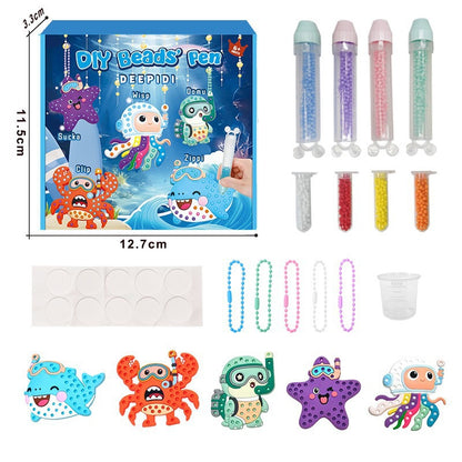 ✨Magical Bead Painting – 🎨DIY Set for Kids