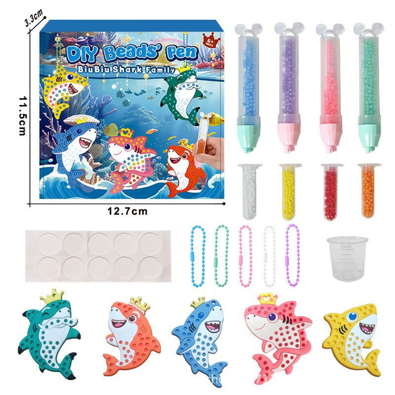 ✨Magical Bead Painting – 🎨DIY Set for Kids